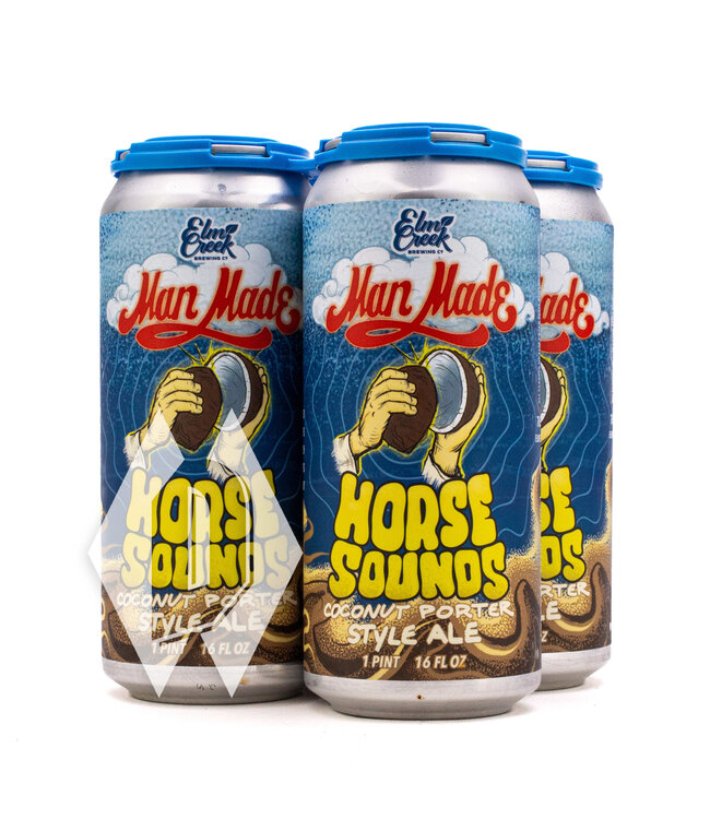 Elm Creek Man Made Horse Sounds  Coconut Porter 16oz 4pk