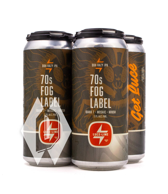 Luce Line Junkyard 70s Fog Label DDH Hazy IPA 16oz 4pk