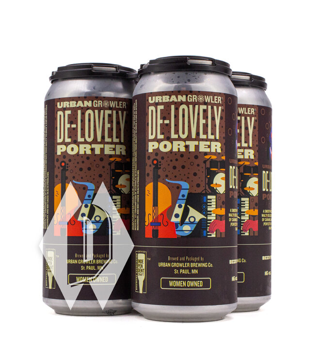 Urban Growler De Lovely Porter 16oz 4pk