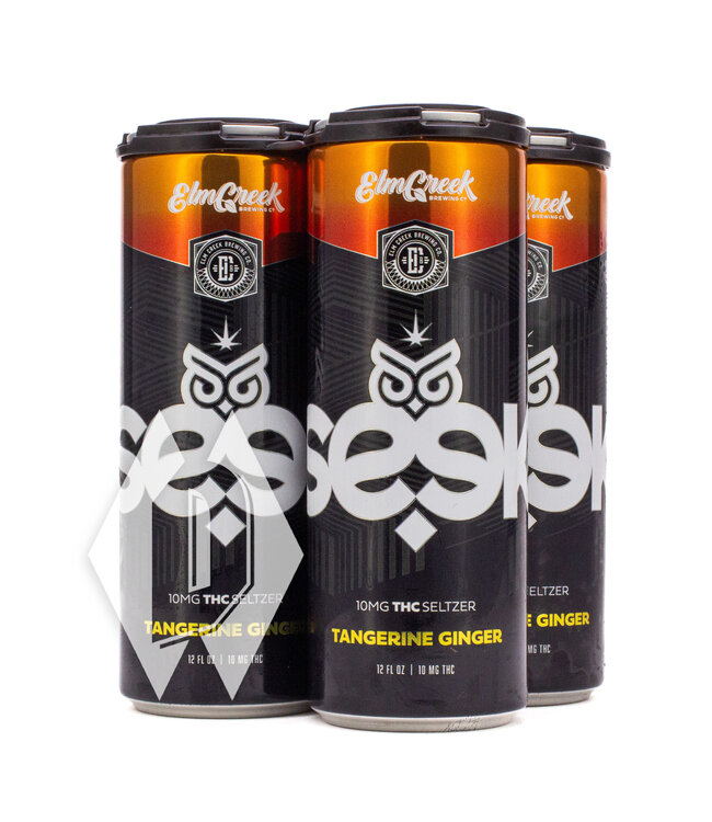 Elm Creek Brewing Seek Tangerine Ginger 10mg 12oz 4pk