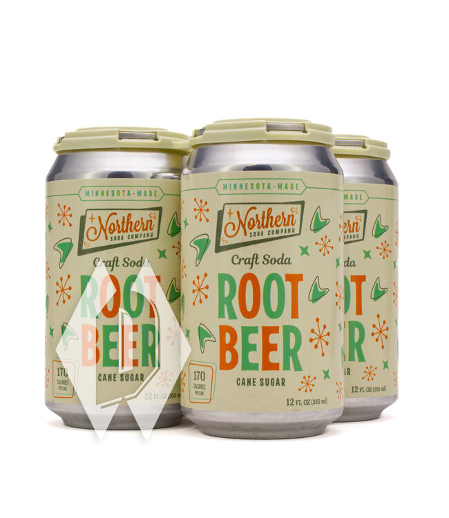 Northern Soda Root Beer 12oz 4pk