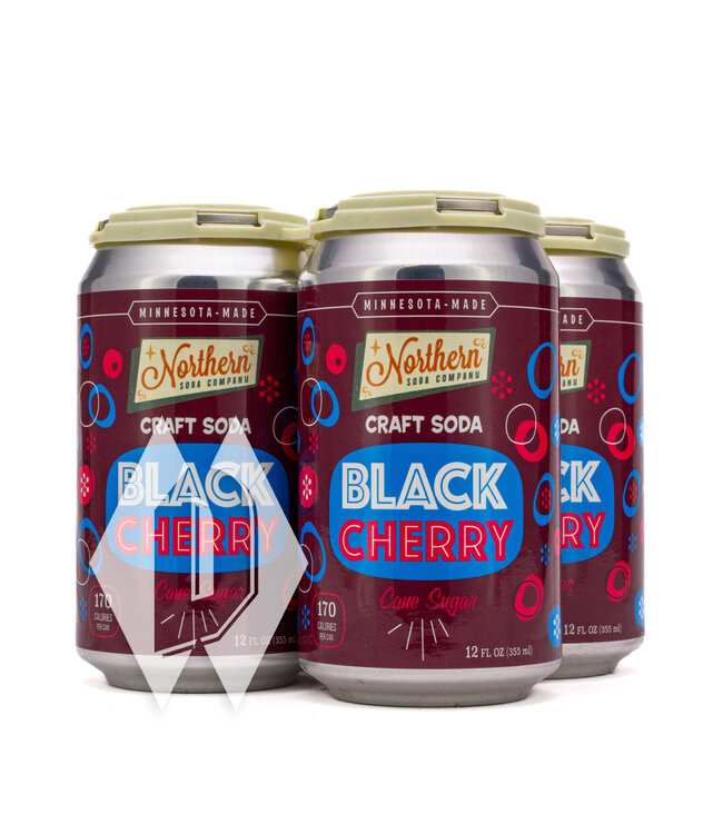 Northern Soda Black Cherry 12oz 4pk