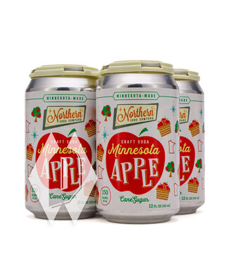Northern Soda MN Apple 12oz 4pk