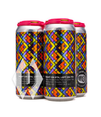 Barrel Theory Barrel Theory Right on 6th Left on 7th Hazy DIPA 16oz 4pk