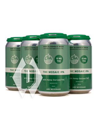 ABV Tee Mosaic IPA 10mg 12oz 6pk