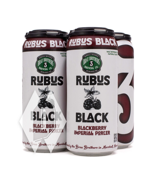 Brau Brothers Rubus Black Imperial Porter 16oz 4pk