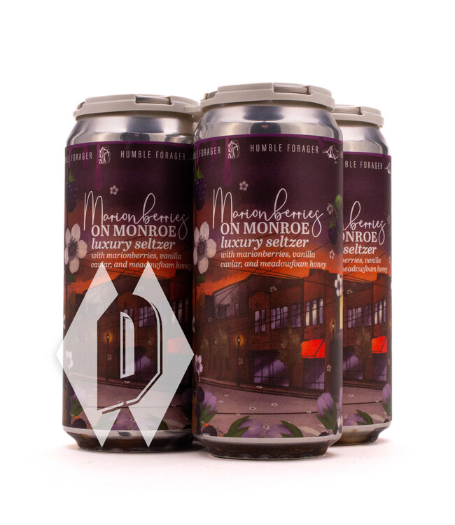 Humble Forager Marionberries on Monroe Seltzer 16oz 4pk