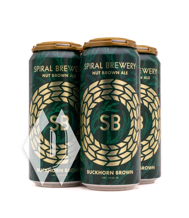 Spiral Buckhorn Brown Nut Brown Ale 16oz 4pk