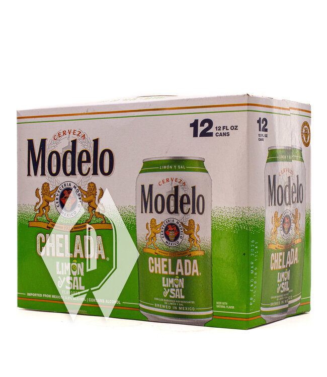 Modelo Chelada Limon Y Sal 12oz 12pk