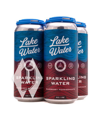 Back Channel Back Channel Lake Water Blueberry Pom Sparkling Water 16oz 4pk