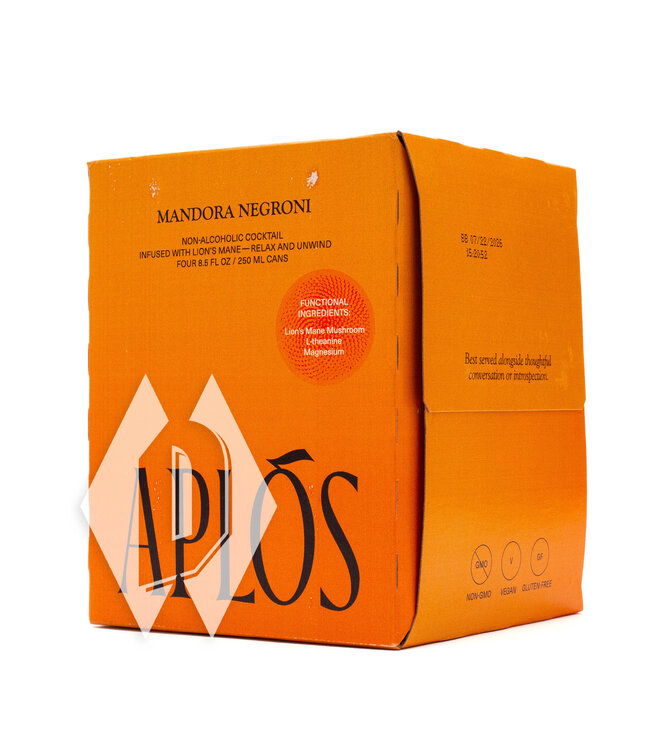 Aplos Mandora Negroni NA Cocktail 4pk 250ml