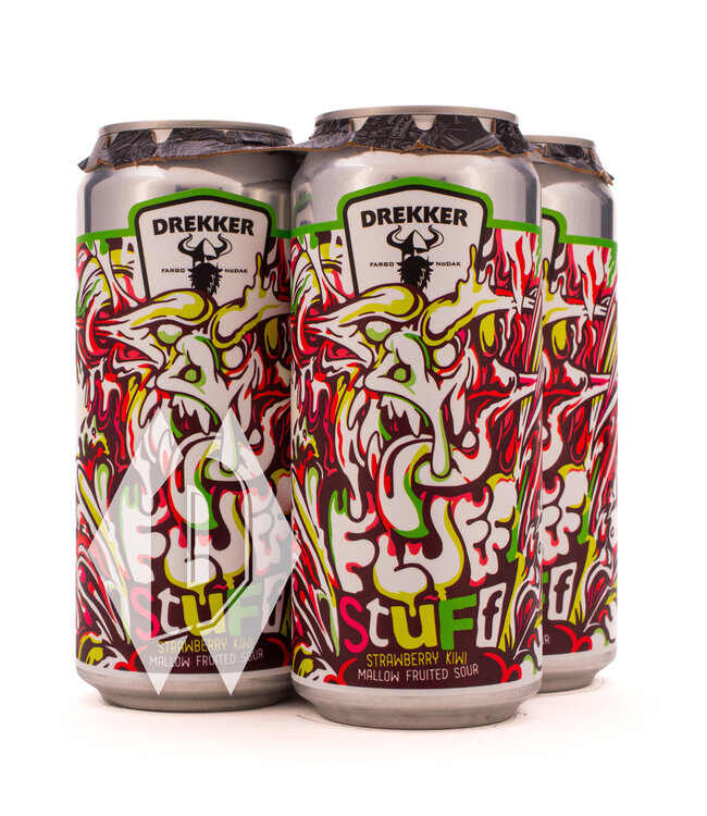 Drekker Fluff Stuff Strawberry Kiwi Sour 16oz 4pk