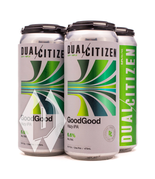 Dual Citizen  Good Good Hazy Oat IPA 16oz 4pk