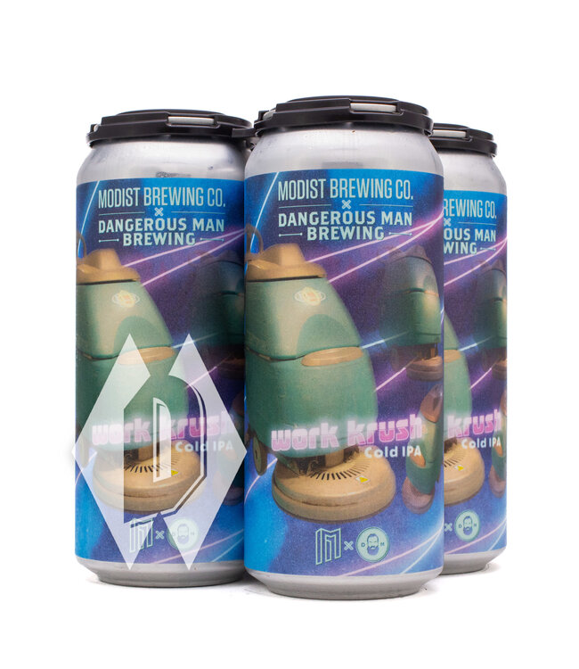 Modist x Dangerous Man Work Krush Cold IPA 16oz 4pk
