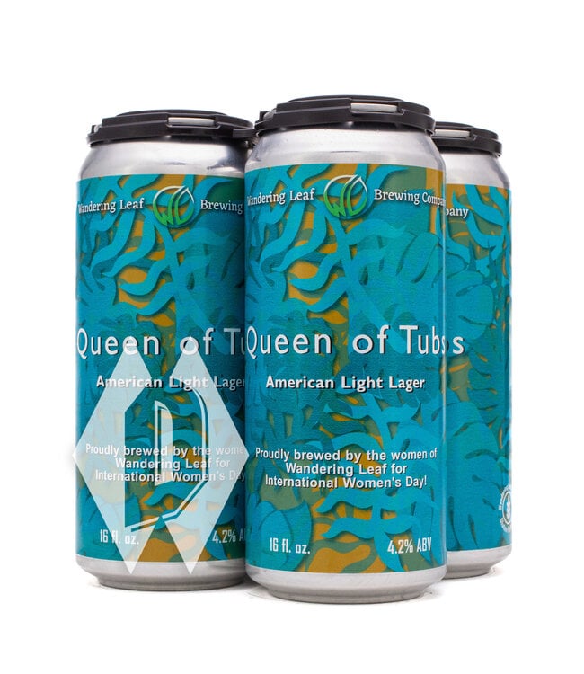 Wandering Leaf Queen of Tubs Light Lager 16oz 4pk