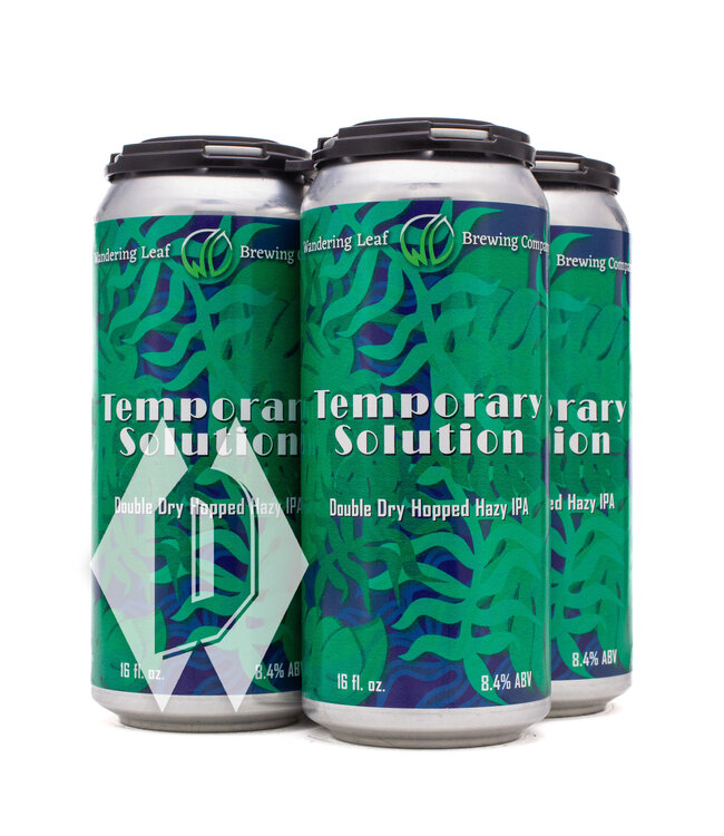 Wandering Leaf Temporary Solution DDH Hazy IPA 16oz 4pk