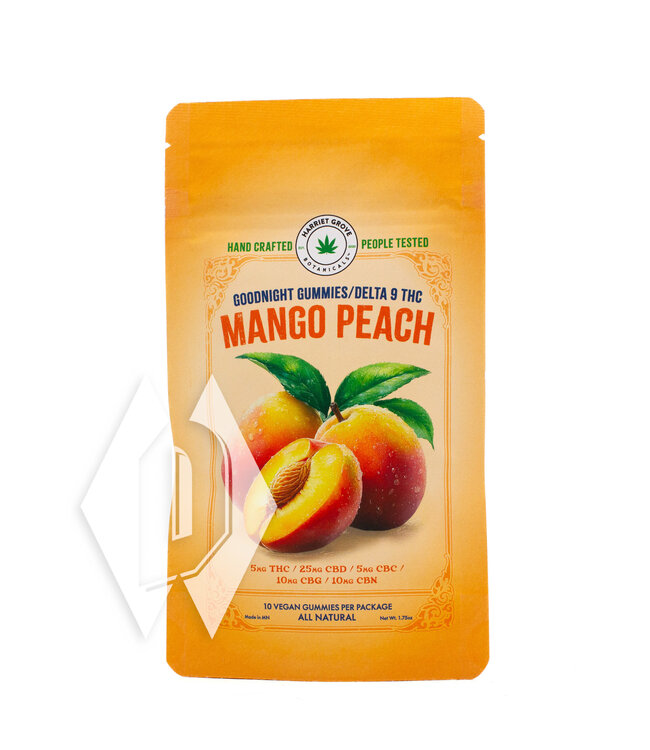 Harriet Grove Mango Peach Sweet Dreams Gummies 5mg 10pk