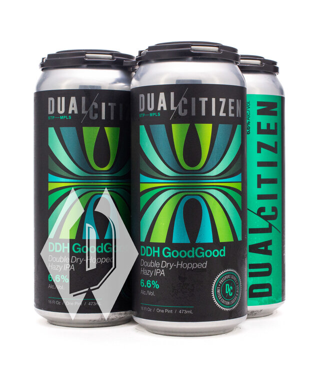 Dual Citizen DDH Good Good Hazy IPA 16oz 4pk