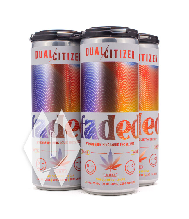 Dual Citizen Faded Strawberry 10mg 12oz 4pk