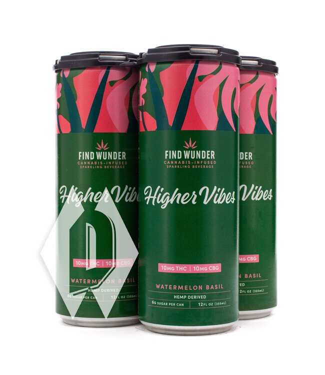 Find Wunder Higher Vibes Watermelon Basil 10mg 12oz 4pk