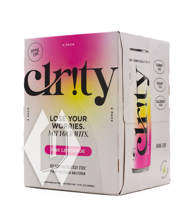Clrity Pink Lemonade 10mg 12oz 4pk