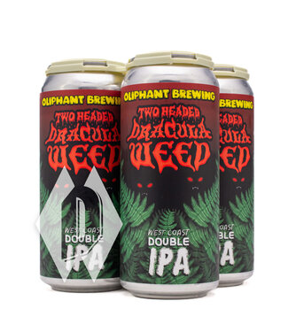 Oliphant Two Headed Dracula Weed West Coast DIPA 16oz 4pk