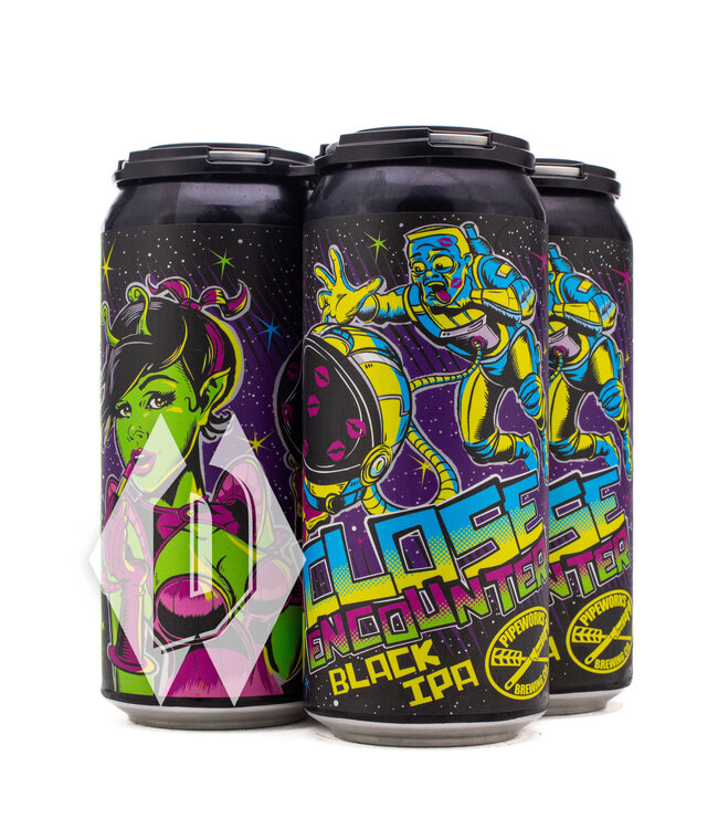 Pipeworks Close Encounter Black IPA 16oz 4pk