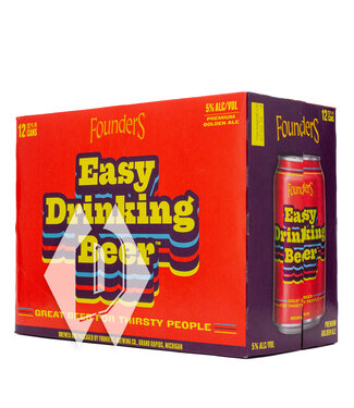 Founders Founders Easy Drinking Beer Golden Ale 12oz 12pk