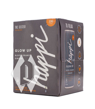 Happi Glow Up Blood Orange Ginger 10mg 12oz 4pk