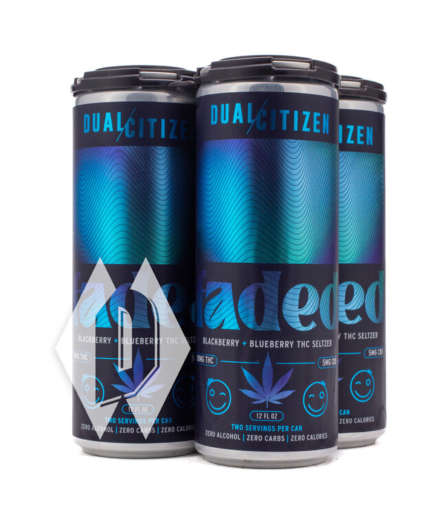 Dual Citizen Faded Blueberry 10mg 12oz 4pk