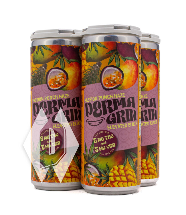 Humble Forager PermaGrin Passion Punch Haze 5mg 12oz 4pk