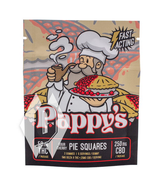 Superior Molecular Pappys Sour Cherry Pie 25mg 2pk