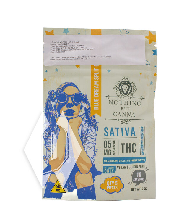 Nothing But Canna Blue Dream Split Gummies 10mg 5pk