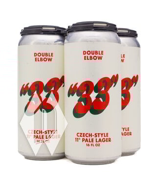 Double Elbow 33 Czech Pale Lager 16oz 4pk