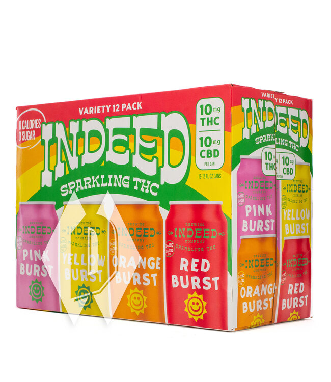 Indeed Burst Variety Pack 10mg 12oz 12pk