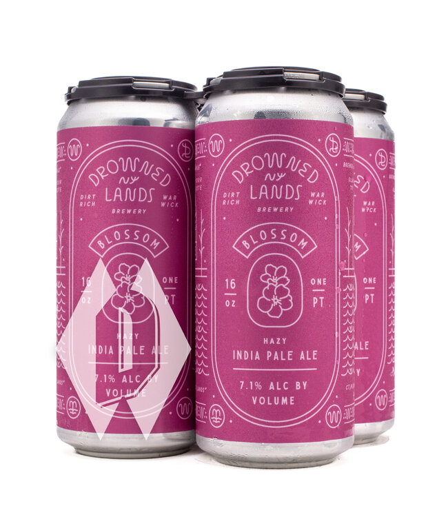 Drowned Lands Blossom Hazy IPA 16oz 4pk