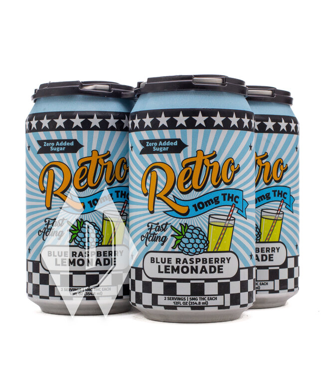 Retro Blue Raspberry Lemonade 4pk 12oz 10mg