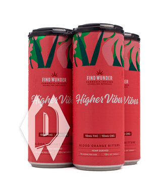 Find Wunder Higher Vibes Blood Orange Bitters 10mg 12oz 4pk