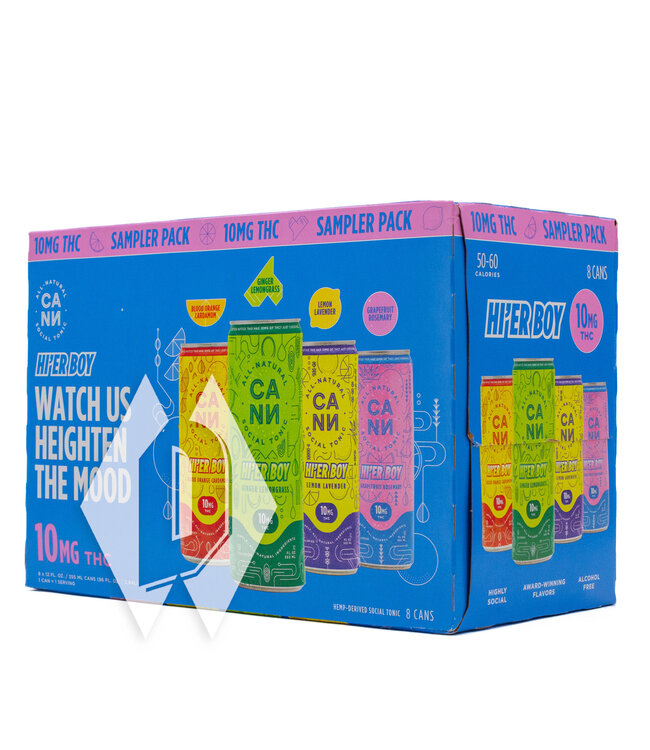 Cann Hi Boy Sample Pack 10mg 12oz 8pk