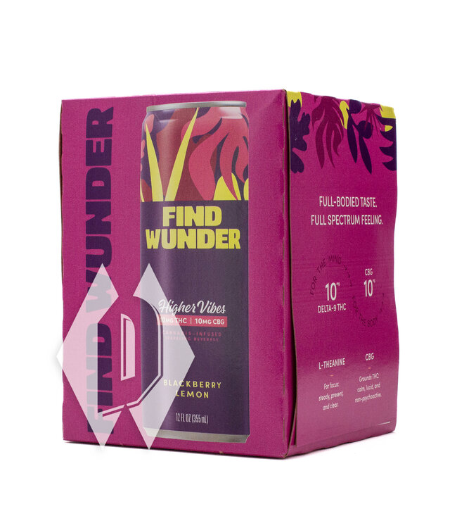 Find Wunder Higher Vibes Blackberry Lemon 10mg 12oz 4pk