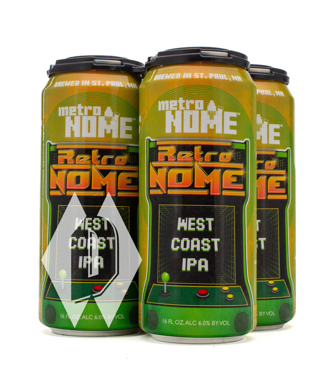 Metronome Retronome West Coast IPA 16oz 4pk