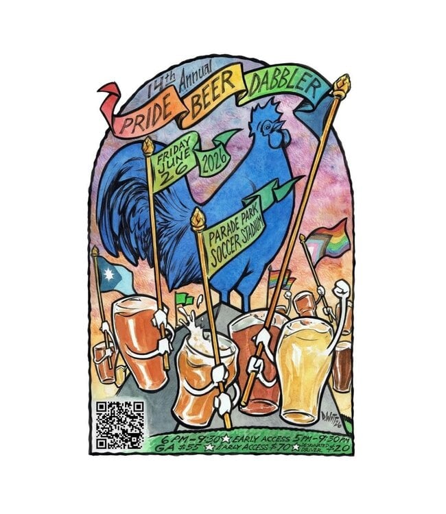 2026 Pride Beer Dabbler Event Poster