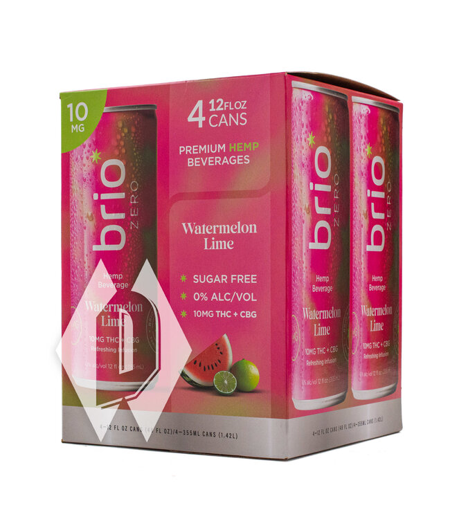 Brio Watermelon Lime 10mg 12oz 4pk