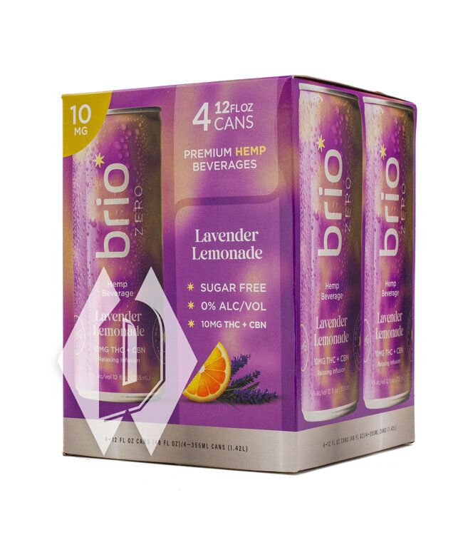 Brio Lavender Lemonade 10mg 12oz 4pk
