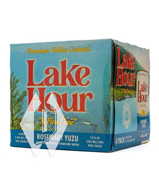 Lake Hour Rosemary Yuzu Vodka RTD 12oz 4pk