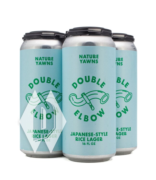 Double Elbow Nature Yawns Rice Lager 16oz 4pk
