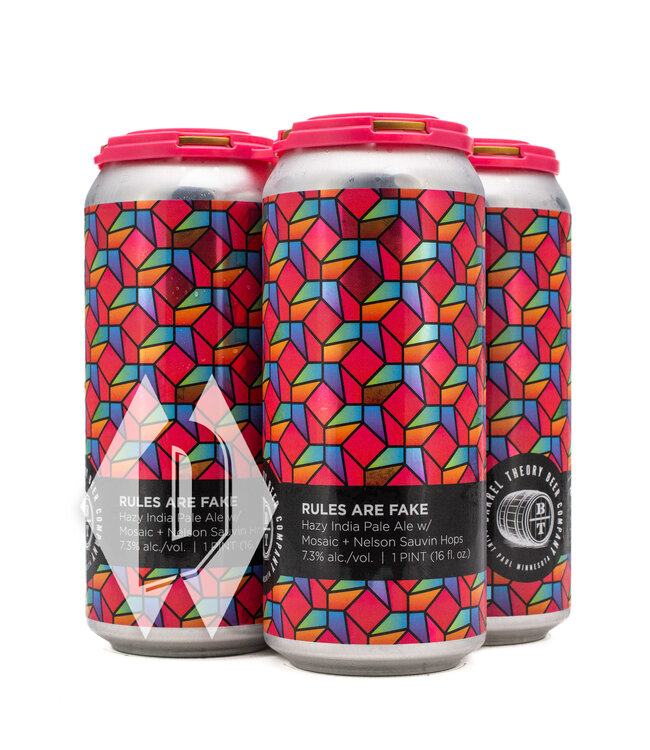 Barrel Theory Rules Are Fake Hazy IPA 16oz 4pk