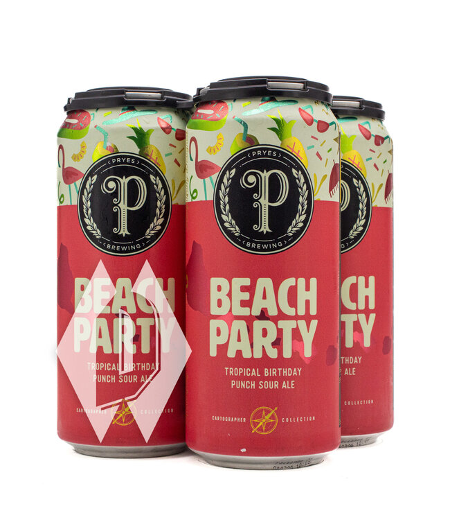 Pryes Cartographer Beach Party Tropical Punch Sour 16oz 4pk