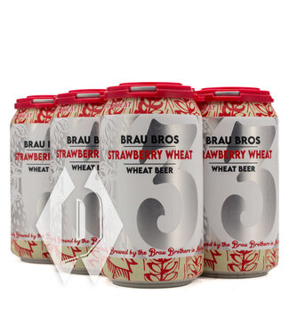 Brau Brothers Brau Bros Strawberry Wheat Beer 12oz 6pk Brau Brothers Brau Bros Strawberry Wheat Beer 12oz 6pk