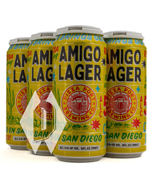 Pizza Port Amigo Lager 16oz 6pk